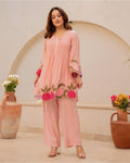 Designer Pink Ethnic Co-Ord Set for Women